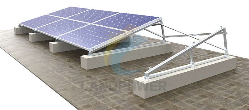 solar panel flat roof mounting system