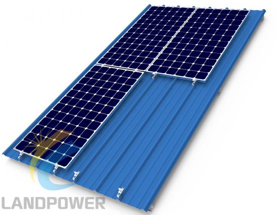 Trapezoidal Roof Multi Rail Solar Mounting