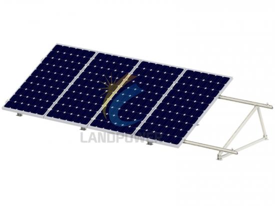 Portrait Flat Roof Solar Mounting