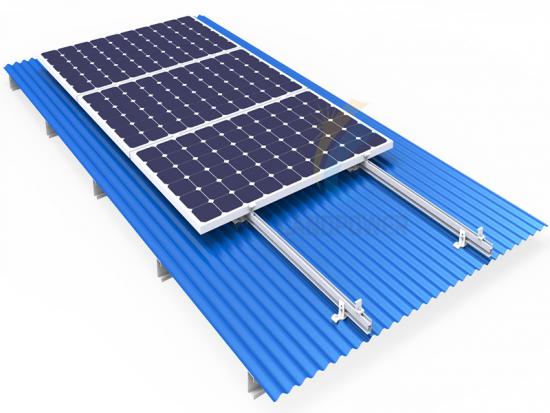 corrugated solar mounting