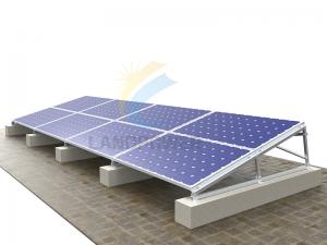 لوحة للطاقة الشمسية سقف مسطح الصابورة تصاعد